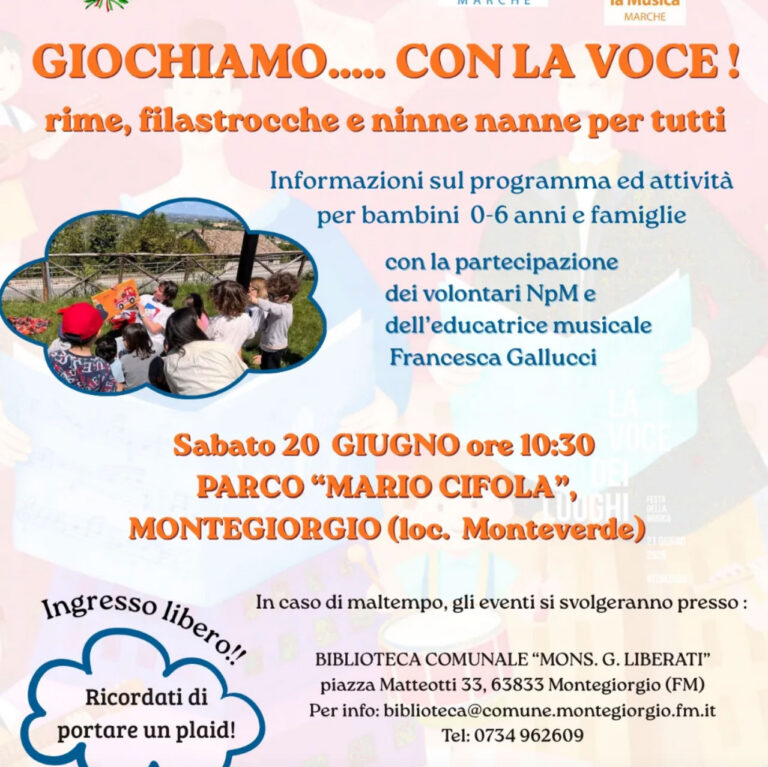 Giochiamo…con la voce