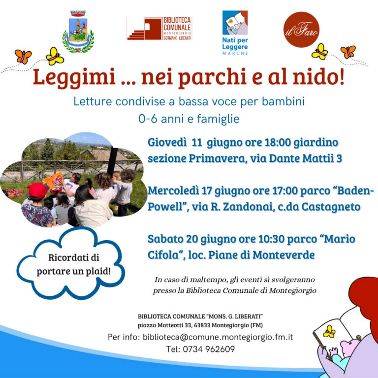 Leggimi…nei parchi e al nido!